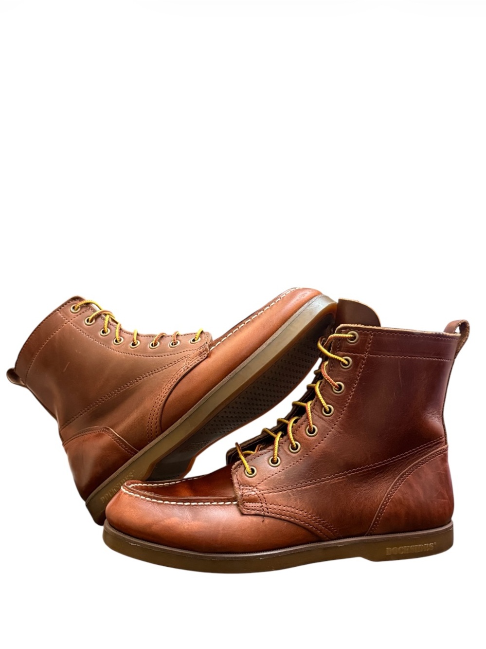 SEBAGO - BROWN ALL LEATHER BOOTS “DOCKSIDES”